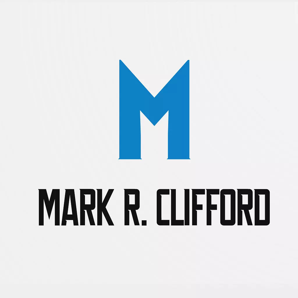 The logo for Mark R. Clifford, inspired by Joe Bob Briggs and showcased on The Last Drive-In.